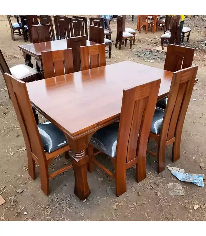 8-Seater Solid Mahogany Dining Set