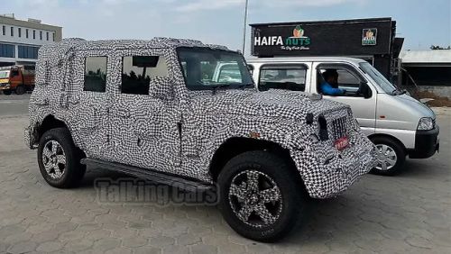 Mahindra Five-door Thar Right Front Three Quarter
