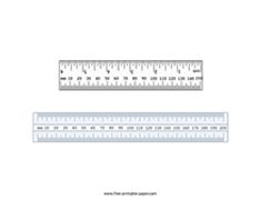 MM Ruler Actual Size