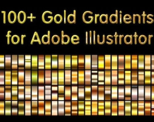 100+ Gold Gradients for Illustrator