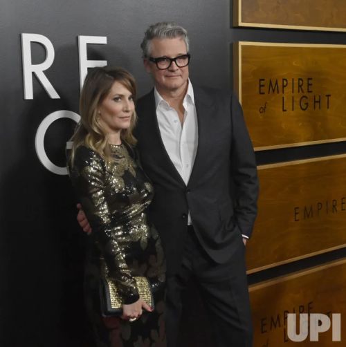 Colin Firth and Maggie Cohn Attend the "Empire of Light" Premiere in Beverly Hills