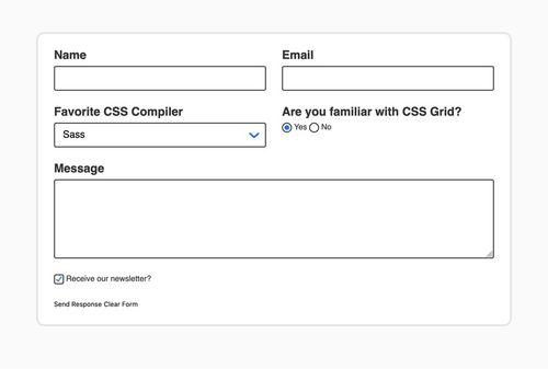 Large, bold sans-serif text above black outline input fields.