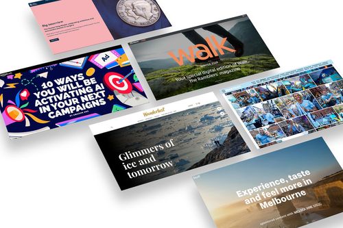 Digital Magazine examples made with Shorthand