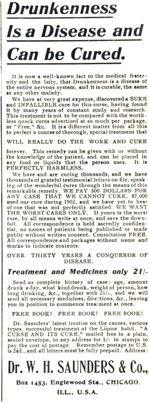 1904 claim of alcoholism being disease4