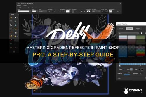 how to create gradient in paint shop pro