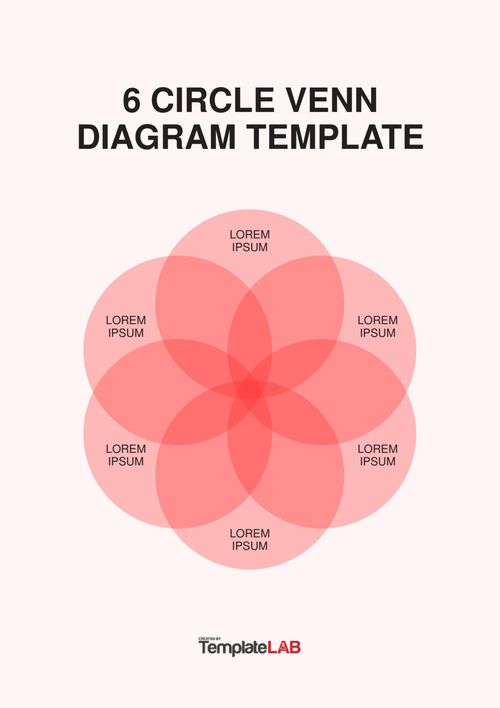 Free 6 Circle Venn Diagram Template