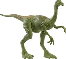 Mattel Jurassic World Camp Cretaceous Fierce Force Dinosaur Action Figure, Gallimimus Dino Toy with Movable Joints, Realistic Sculpting & Single-Strike Motion