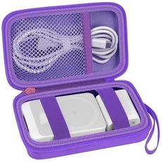 Case for Anker MagGo 3-in-1/MagGo UFO Charging Station,for Augnner for Iseyyox for Apple MagSafe Duo/for LISEN/for RTOPSMagSafe Wireless Charger Foldable Magnetic Charging Stand Storage Box-Purple