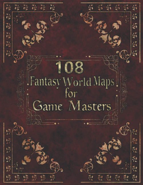 108 Fantasy World Maps for Game Masters: Unique Regional Maps, GM aid for TTRPGs (Fantasy Tabletop Gaming Maps)