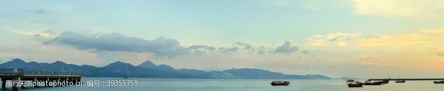 香港大学港口夕阳图片