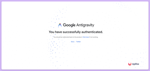 点击 "Sign in with Google" 按钮