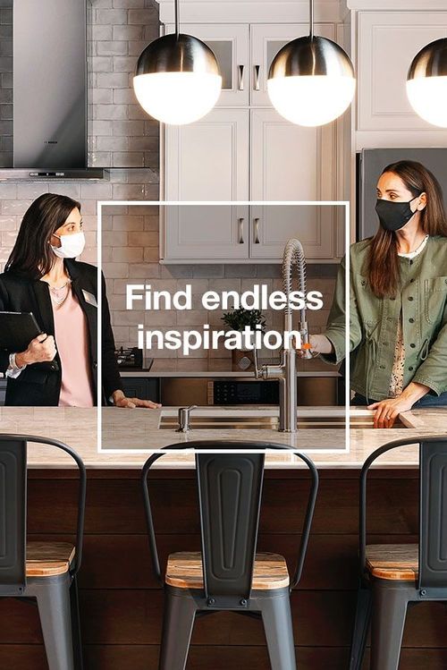 Bring your Pinterest boards to life at The Home Depot Design Center.