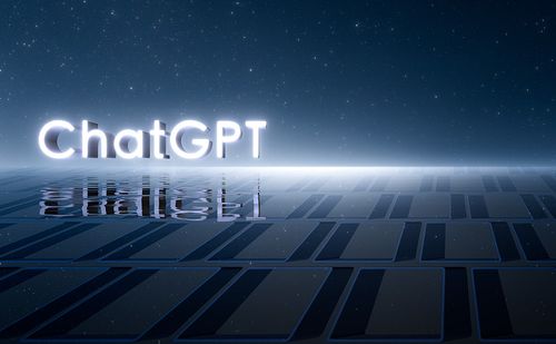 ChatGPT人工智能，科技星空概念背景图图片下载