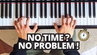 7 Piano Practice HACKS for Busy Adults - YouTube