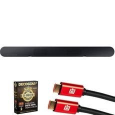 Samsung HW-S60D S-Series 5.0ch. Wireless Dolby Atmos Soundbar w/Q-Symphony (2024) Bundle with 2X 4K HDMI Cable & Deco Gear CPS Exclusive 26 Month Protection Pack (BEACH-CPS-26500)