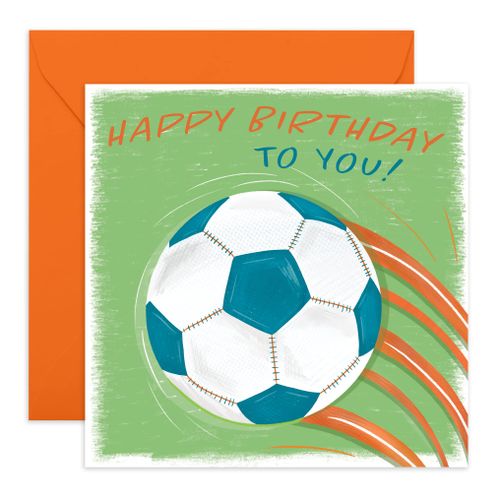 Central 23 Awesome Birthday Cards For Boys - 'Spinning Football Birthday' - Birthdate Greeting Cards For Him Kids- Happy B...
