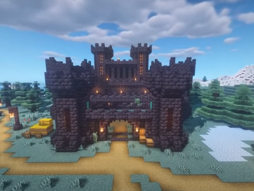 minecraft castle ideas blueprints