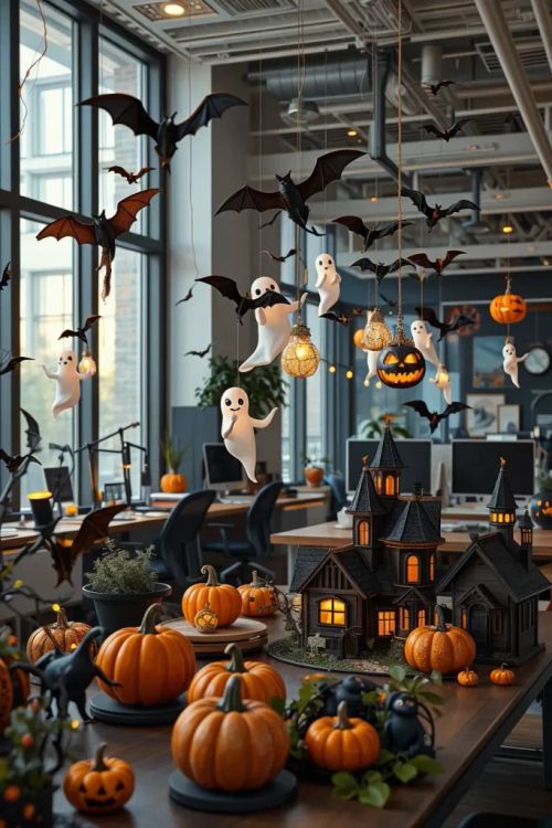 65 Office Halloween Decorations Ideas 2025: Stylish, Comical, and Modern Decor for Contemporary Workspaces