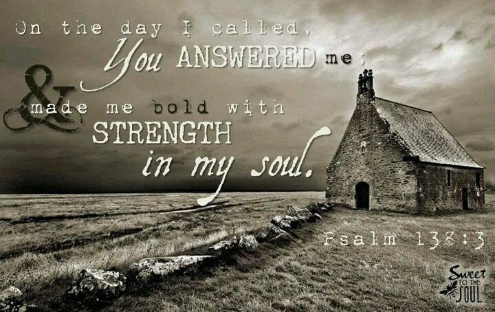 Prayer Pointers: Psalm 138:3 - Inner Strength from God