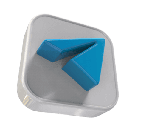 logo icon 3d social media in modern png