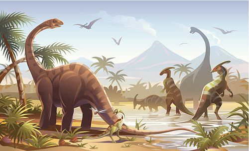 dinosaurs - dinosaur stock illustrations