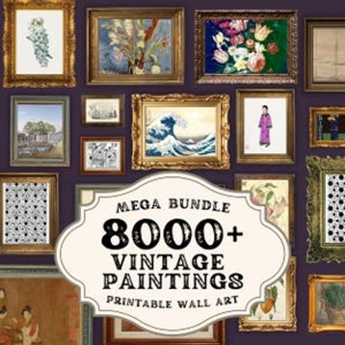 8000+ Vintage Paintings and Wall Art - High Resolution Famous Painting - Public Domain Paintings