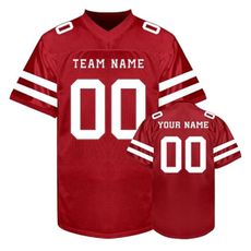 Custom Football Jersey Personalize Uniform Team Name Number Logo Sport Game Day Shirt Customized Fans Gift Men Women