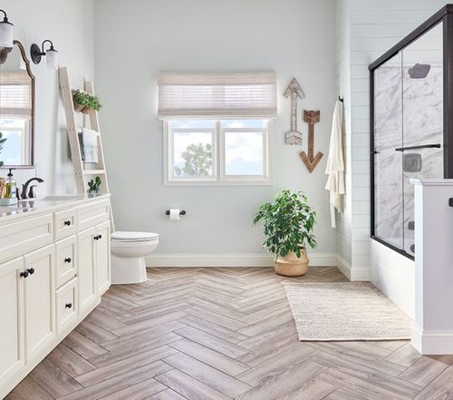 complete bathroom remodel project