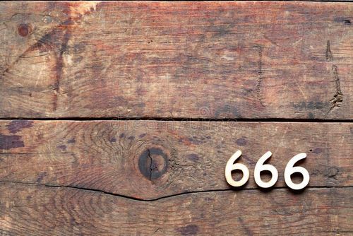 666 sign on old wooden background with free space. 666 stock images, royalty-free photos and pictures