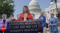 Halle Berry shouts from US Capitol, ‘I’m in menopause’ - Times of India