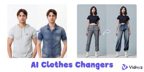 example of vidnoz ai clothes changer