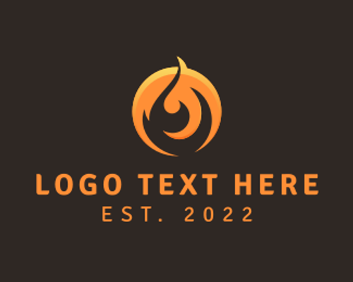 Hot Gas Fire logo design