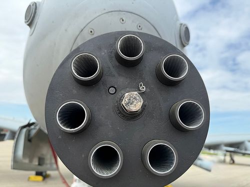 a 10 thunderbolt ii gau 8 avenger close up volk field