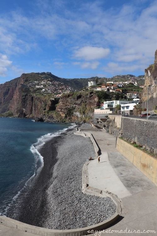 Câmara de Lobos fishing village and harbor