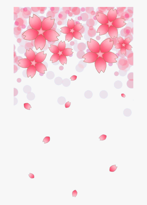 Cherry Blossom Petals Falling Png , Png Download - Cherry Blossom Gif Petals Falling, Transparent Png