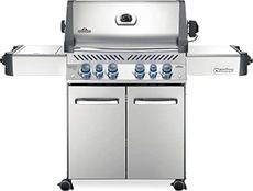 Napoleon P500RSIBNSS-3 Prestige 500 RSIB Natural Gas Grill, sq. in + Infrared Side and Rear Burner, Stainless Steel