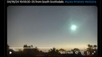 What was the green flash of light in the night sky above metro Phoenix? Here's what we know