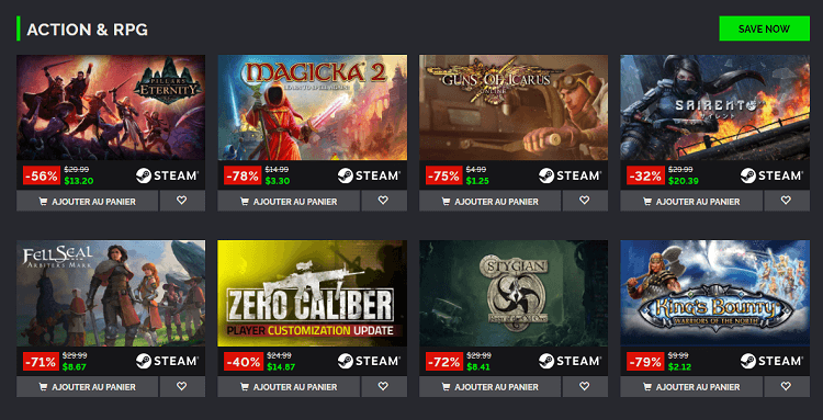 Meilleures promotions Green Man Gaming février 2026 PC et consoles