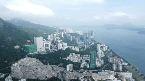 香港大学のある薄扶林の風景