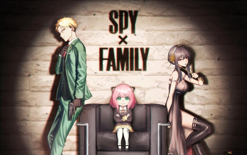 Forger family from Spy X Family 2K wallpaper download