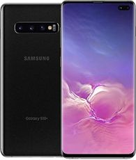 SAMSUNG Galaxy S10+ Plus (128GB, 8GB) 6.4" AMOLED, Snapdragon 855, IP68 Water Resistant, 4G LTE (Fully Unlocked US Model for T-Mobile, AT&T, Verizon, Global) G975U1 (Wireless Charger Bundle, Black)