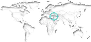 Syria on the world map