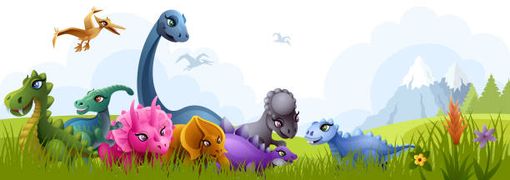 dinosaurs - dinosaur characters stock illustrations