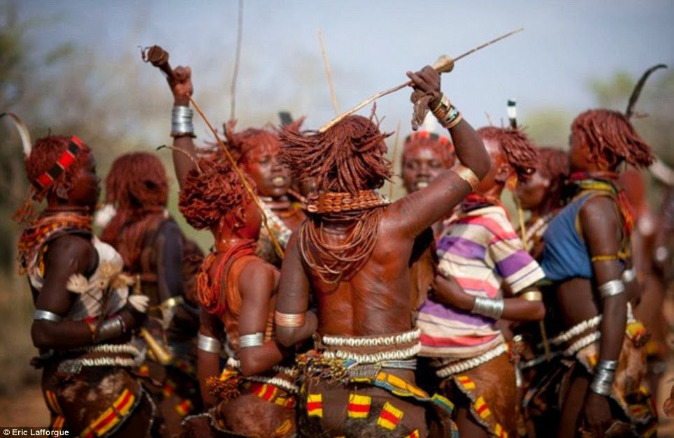 African Culture: Meet Hamar people, a tribe where women are brutally flogged as a symbol of love for marriage