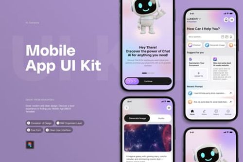 Preview: Chatbox AI - Mobile App UI Kit