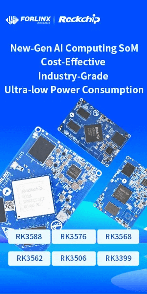Forlinx Rockchip and NXP system-on-modules, 32 TOPS AI embedded computer