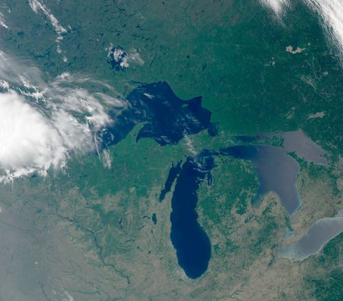 great lakes superior michigan huron and erie