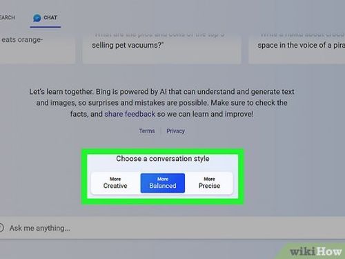 Step 3 选择对话风格。