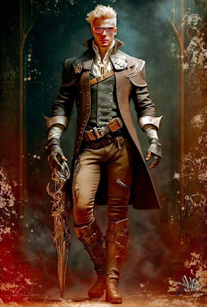 Steampunk Male Character Design, Fancy Steampunk, Steampunk Samurai, Steampunk Vampire, Steampunk Dolls, Steampunk Characters