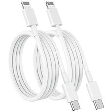 USB C to Lightning Cable (2pack 6ft), Apple MFi Certified iPhone Fast Charger 2m, Power Delivery Original Type C Charging Cord for Apple iPhone 13/12/11 Pro/11/XS MAX/XR/8/7/6s Plus,iPad (White)